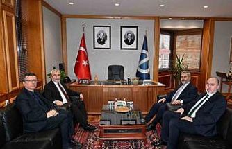ÖSYM Başkanı Ersoy’dan Rektör Adıgüzel’e ziyaret