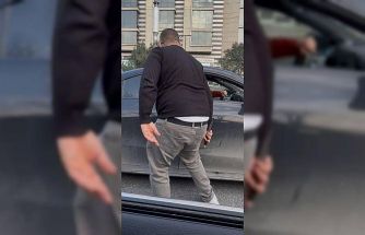 Otomobil sürücüsünü bıçakla tehdit eden minibüs şoförü tutuklandı