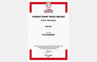 Palu Tava coğrafi işaret tescili aldı