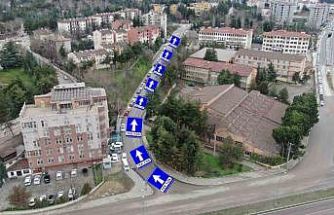 Polis evi istikametindeki Fatih Caddesi tek yön oldu