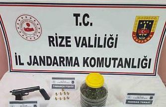 Rize’de uyuşturucu operasyonu