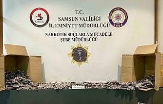 Samsun’da 80 bin uyuşturucu hap ele geçirildi