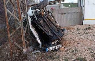 Samsun’da otomobil takla attı: 2 yaralı