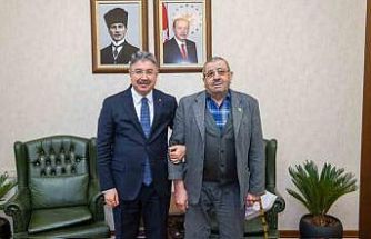 Şehit ve gazi ailelerinden Vali Yılmaz’a ziyaret