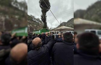 Selde hayatını kaybeden belediye işçisi son yolculuğuna uğurlandı