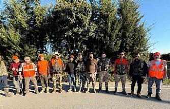 Serik’te tarım arazilerini domuzlardan korumak için sürek avları devam ediyor