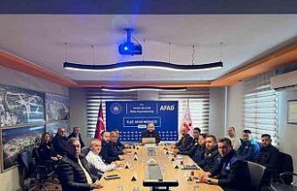 Şiddetli yağış öncesi AFAD koordinasyon toplantısı yapıldı