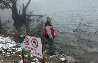 Simav Gölcük Yaylası Göleti’nde su ürünleri denetimi