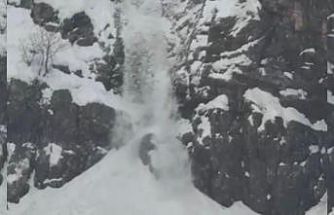 Şırnak’ta çığ düşme anı kamerada