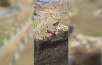 Şırnak’ta kontrolden çıkan otomobil şarampole uçtu: 1 yaralı