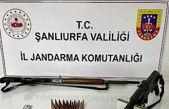 Siverek’te ruhsatsız silah operasyonu