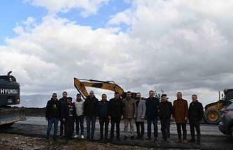 Söke Bağarası karayolunda ekipler teyakkuzda