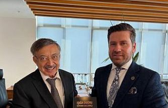 Tavas Belediye Başkanı Tatık ve AYDEM Yönetim Kurulu Başkanı Saldanlı ile bir araya geldi