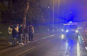 Tekirdağ’da çukura giren motosikletli genç yaralandı