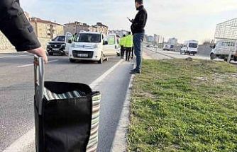 Tekirdağ’da otomobilin çaptığı kadın yaralandı