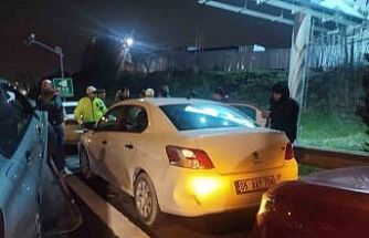 TEM’i kilitleyen 8 araçlı zincirleme kaza