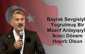 Uçak’tan ‘Türk Bayrak’lı mesaj