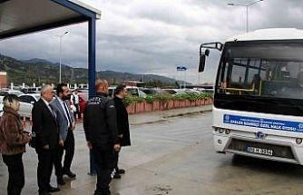 Üniversitedeki yol hasarı yerinde incelendi
