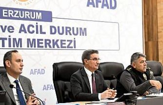 Vali Aydın Baruş başkanlığında, afet ve acil durum toplantısı yapıldı