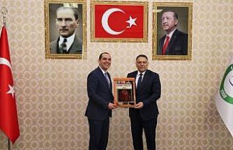 Vali Taşolar’dan Rektör Gürel’e nezaket ziyareti