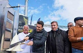 Valiler Ergan Dağı’nda et döner yerine tulum peyniri döneri kesti