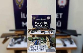 Van’da çok sayıda silah ve mühimmat ele geçirildi