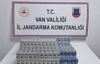 Van’da kaçak sigara operasyonu