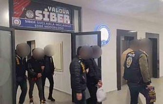 Yalova merkezli 6 ilde dolandırıcılık operasyonunda 5 tutuklama