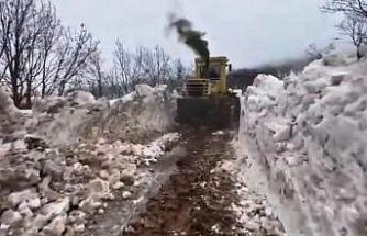 Yayladere’de karla mücadele çalışmaları sürüyor
