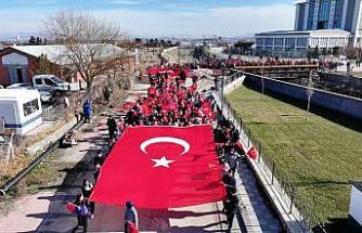 Yeşilyurt’ta "Tek Bayrak, Tek Vatan" Gençlik bayrak yürüyüşü