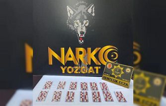 Yozgat’ta 182 adet uyuşturucu hap ele geçirildi