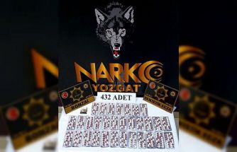 Yozgat’ta 432 adet sentetik ele geçirildi