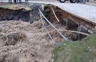 Yozgat’ta aşırı yağış sele neden oldu