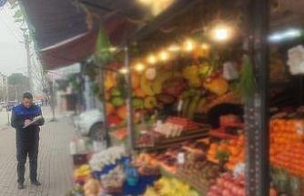 Zabıtadan manav denetemi