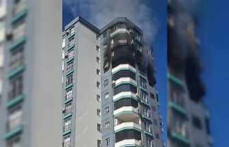 10’uncu katta yangın: Polis, havaya ateş açarak vatandaşları uzaklaştırdı