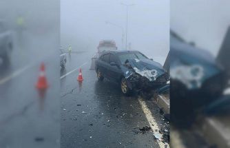 2 aracın karıştığı kazada 2 kişi yaralandı