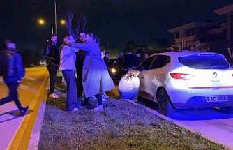 2 otomobilin çarpıştığı kazada 1 kişi yaralandı