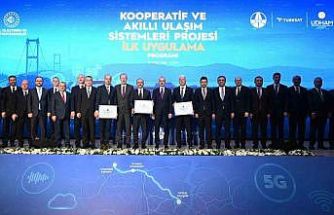 5G destekli akıllı yolda ilk test