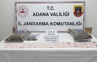 Adana’da 2 kilo esrar ele geçirildi, 1 kişi tutuklandı