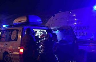 Ağrı’da rahatsızlanan hasta arazi tipi ambulansla hastaneye kaldırıldı