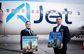 AJet, Arnavutluk başkenti Tiran seferlerini başlattı