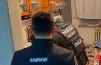 Aksaray’da narkotik ekiplerinden 6 operasyon, 13 tutuklama