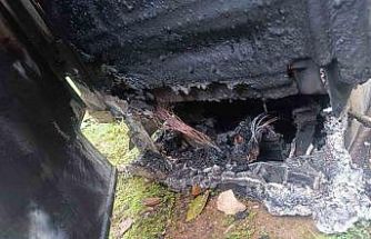 Alanya’da çamaşır makinesi yangını korkuttu