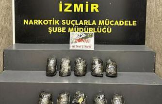 ’Alis’ tepki verdi, araçtan 10 kilo uyuşturucu çıktı