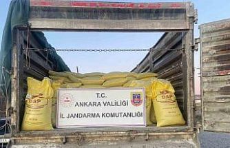 Ankara’da 5 milyon lira değere yakın 30 ton sahte gübre ele geçirildi