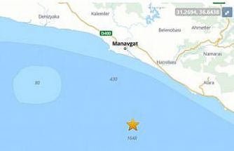 Antalya Körfezi’nde 4,1 deprem
