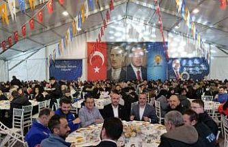 Arama kurtarma ekipleri iftar çadırında ağırlandı