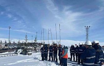 Aras Elektrik’ten zorlu doğa koşullarına karşı çığ eğitimi