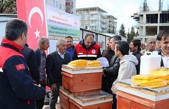 Arıcılara organik arısız 494 kovan dağıtıldı