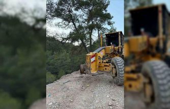 Aşırı basınçla fırlayan lastiğin çarptığı kadın uçurumdan düşerek hayatını kaybetti